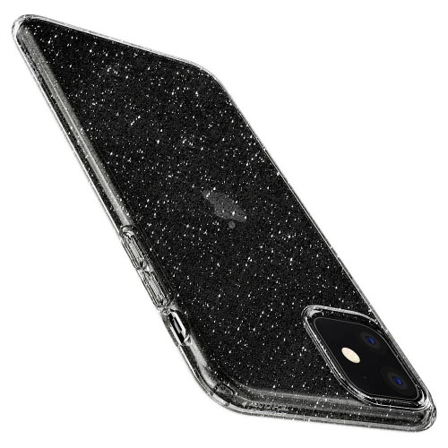 Etui Spigen Liquid Crystal Glitter Apple iPhone 11 Crystal Quartz