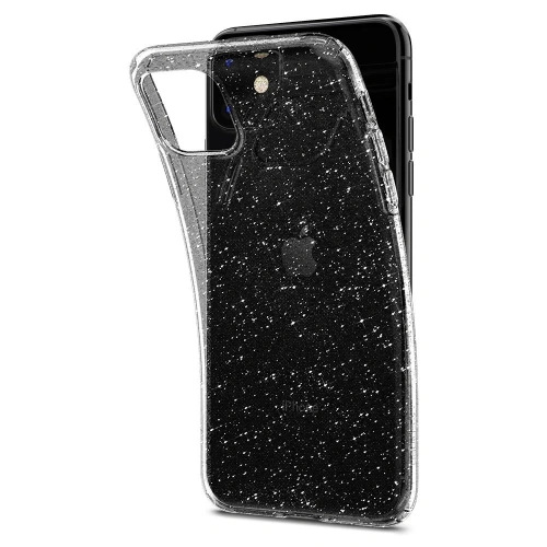 Etui Spigen Liquid Crystal Glitter Apple iPhone 11 Crystal Quartz