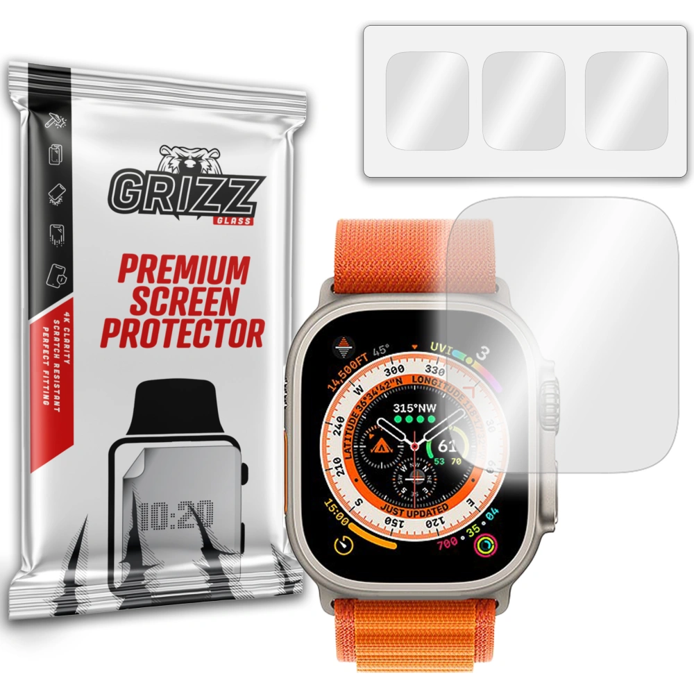 Hurtownia GSM - Fólie hydrogelová GrizzGlass Hydrofilm pro Apple Watch Ultra - GRZ3195 - {ean13} - Hurt