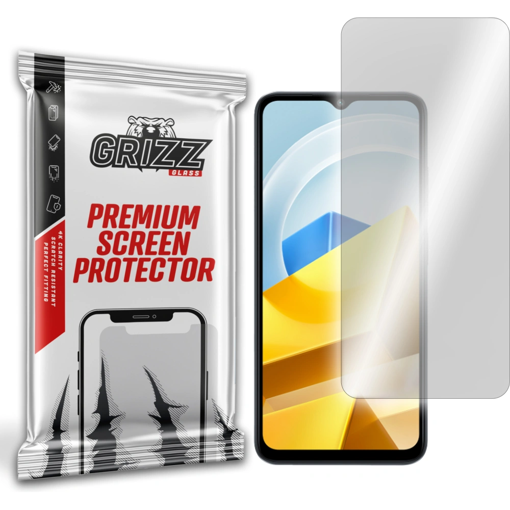 Hurtownia GSM - Sticlă hibridă GrizzGlass HybridGlass pentru POCO M5 - GRZ3252 - {ean13} - Hurt