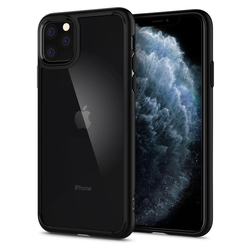 Hurtownia GSM - Spigen Apple Husă Ultra Hybrid iPhone 11 Pro Max Matte Black - SPN420BLK - {ean13} - Hurt