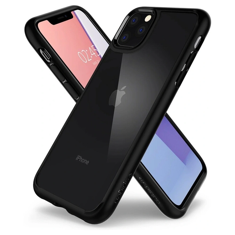 Hurtownia GSM - Spigen Apple Husă Ultra Hybrid iPhone 11 Pro Max Matte Black - SPN420BLK - {ean13} - Hurt