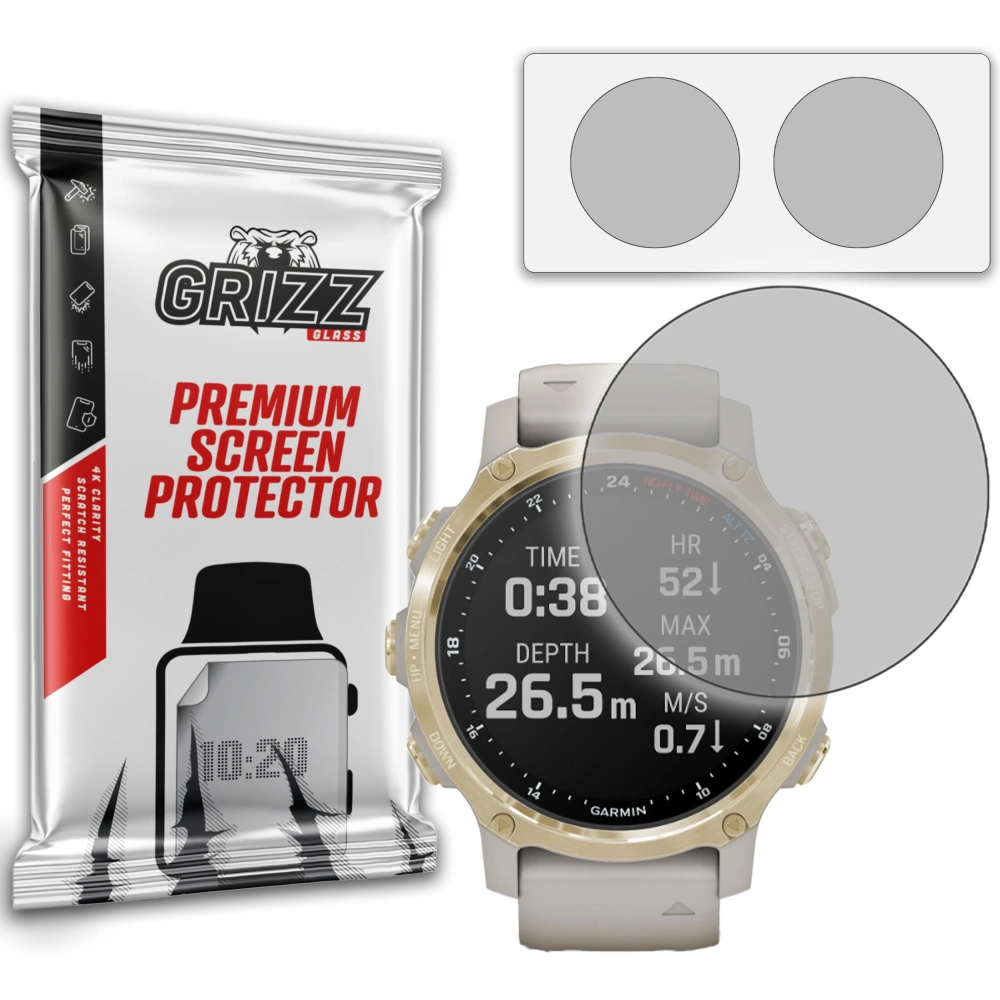 Hurtownia GSM - Matt fólia GrizzGlass PaperScreen a Garmin Descent Mk2s-hez - GRZ3273 - {ean13} - Hurt