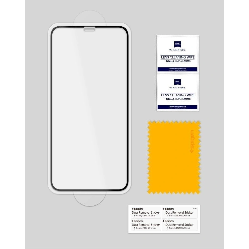 Hurtownia GSM - Tvrzené sklo Spigen GLAS.tR TC 3D Full Cover Case Friendly iPhone 11/iPhone XR - SPN423BLK - {ean13} - Hurt
