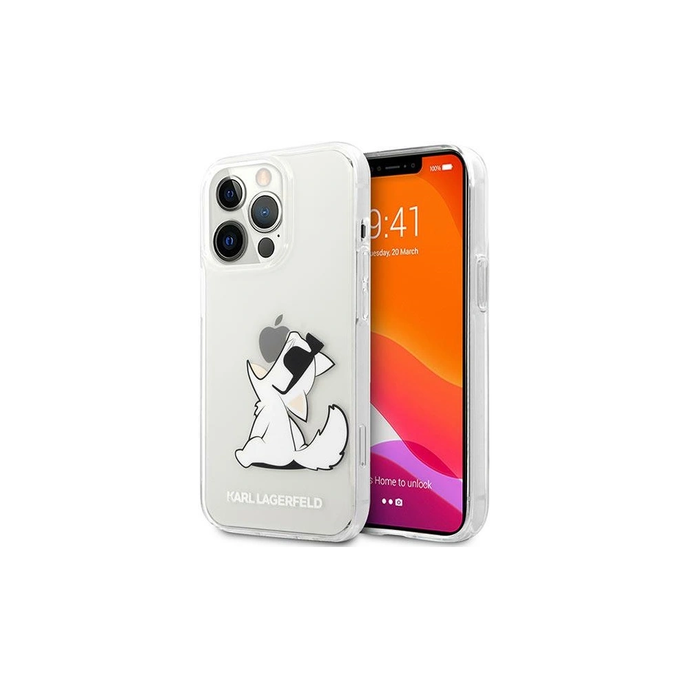 Wholesale Karl Lagerfeld KLHCP14LCFNRC Apple iPhone 14 Pro hardcase transparent Choupette Fun - KLD1022 - {ean13} - Hurt