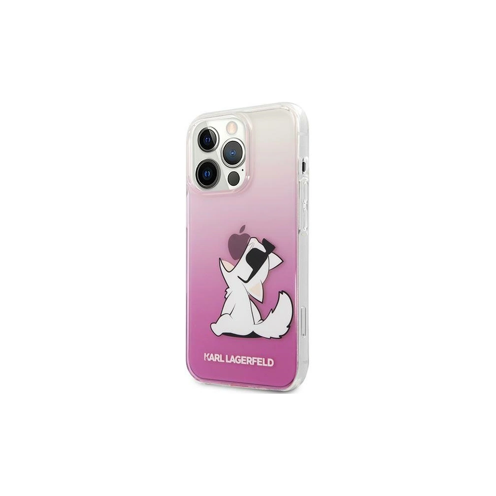 Hurtownia GSM - Etui Karl Lagerfeld KLHCP14LCFNRCPI Apple iPhone 14 Pro hardcase roz/roz Choupette Fun - KLD1023 - {ean13} - Hurt