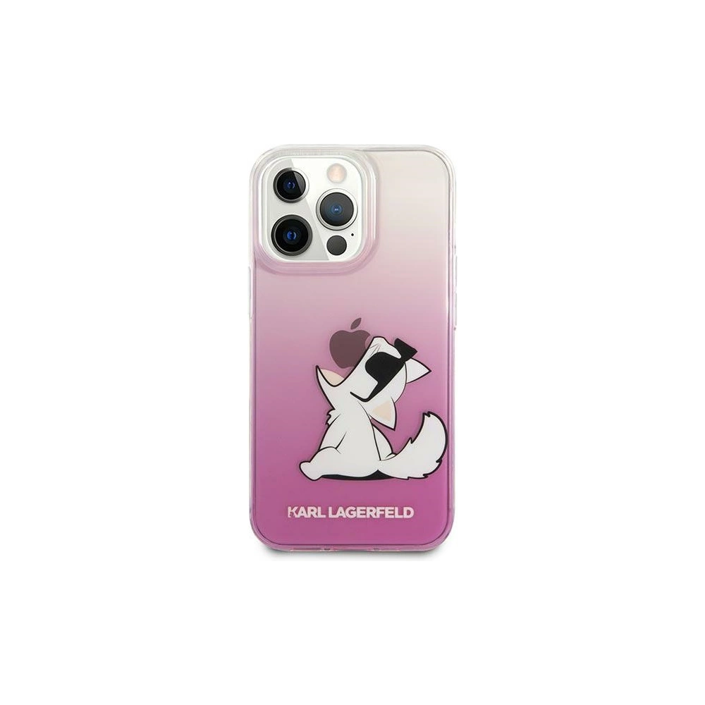 Hurtownia GSM - Etui Karl Lagerfeld KLHCP14LCFNRCPI Apple iPhone 14 Pro hardcase roz/roz Choupette Fun - KLD1023 - {ean13} - Hurt