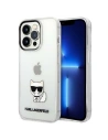 Etui Karl Lagerfeld KLHCP14LCTTR Apple iPhone 14 Pro hardcase transparent Choupette Body