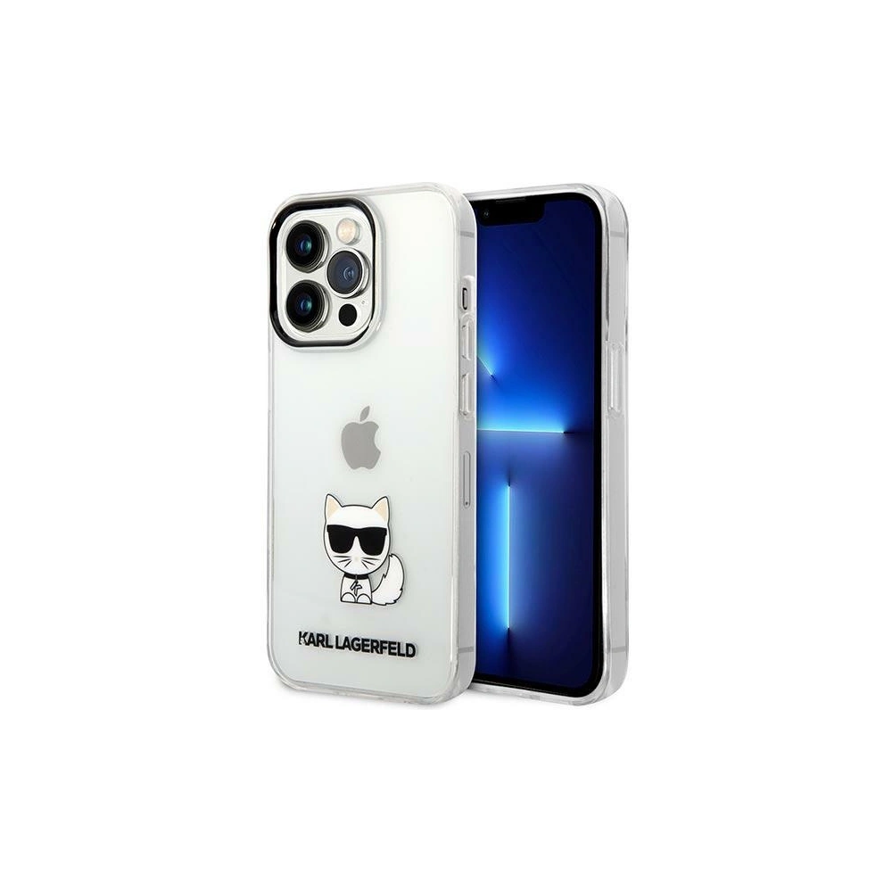 Hurtownia GSM - Etui Karl Lagerfeld KLHCP14LCTTR Apple iPhone 14 Pro hardcase transparent Choupette Body - KLD1024 - {ean13} - Hurt