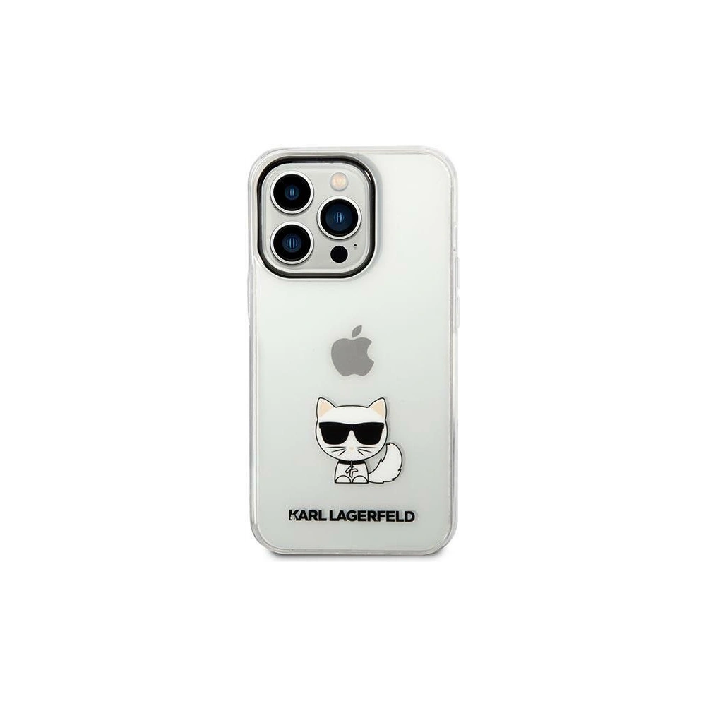 Hurtownia GSM - Etui Karl Lagerfeld KLHCP14LCTTR Apple iPhone 14 Pro hardcase transparent Choupette Body - KLD1024 - {ean13} - Hurt