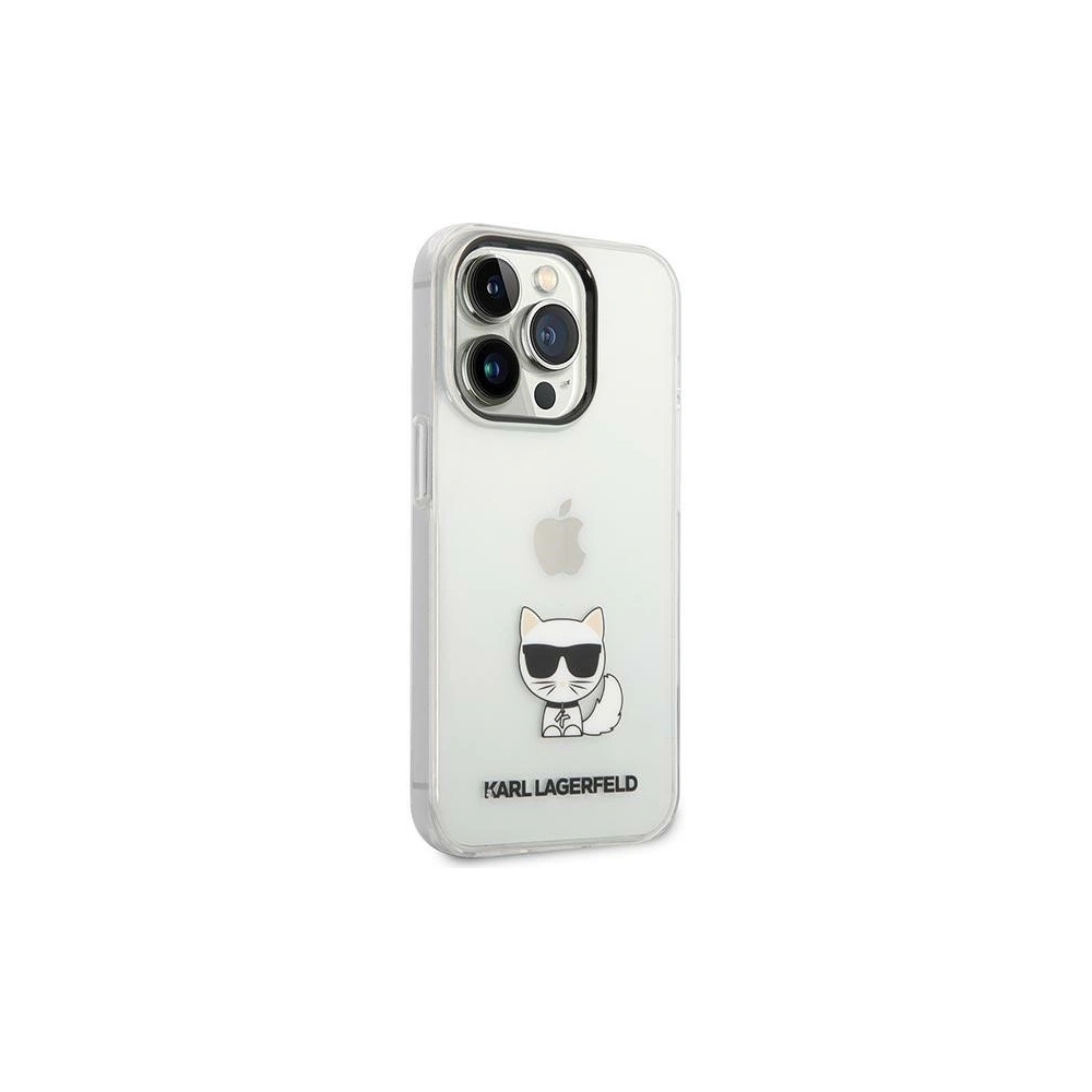 Hurtownia GSM - Etui Karl Lagerfeld KLHCP14LCTTR Apple iPhone 14 Pro hardcase transparent Choupette Body - KLD1024 - {ean13} - Hurt