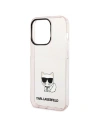 Hurtownia GSM - Etui Karl Lagerfeld KLHCP14LCTTRI Apple iPhone 14 Pro hardcase roz roz/pink Transparent Choupette Body - KLD1025 - {ean13} - Hurt