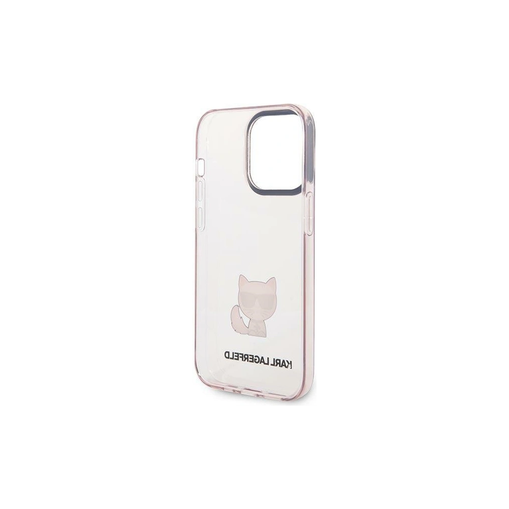 Hurtownia GSM - Etui Karl Lagerfeld KLHCP14LCTTRI Apple iPhone 14 Pro hardcase rózsaszín/pink Átlátszó Choupette Body - KLD1025 - {ean13} - Hurt