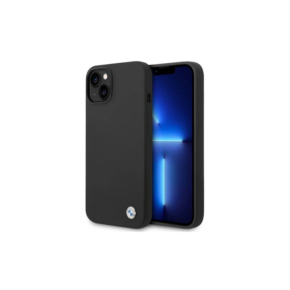 Hurtownia GSM - Etui BMW BMHCP14MSILBK Apple iPhone 14 Plus / 15 Plus fekete/Szilikon Fém Logó - BMW296 - {ean13} - Hurt