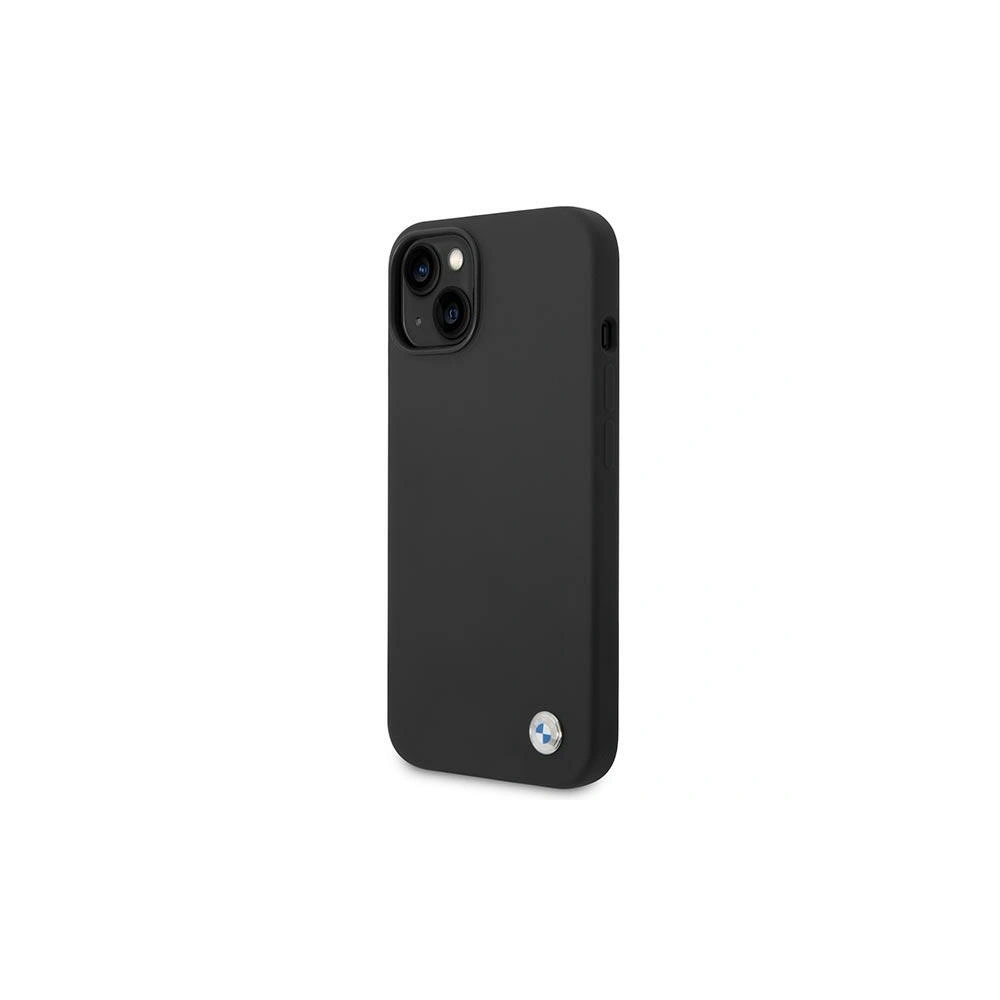 Hurtownia GSM - Etui BMW BMHCP14MSILBK Apple iPhone 14 Plus / 15 Plus fekete/Szilikon Fém Logó - BMW296 - {ean13} - Hurt