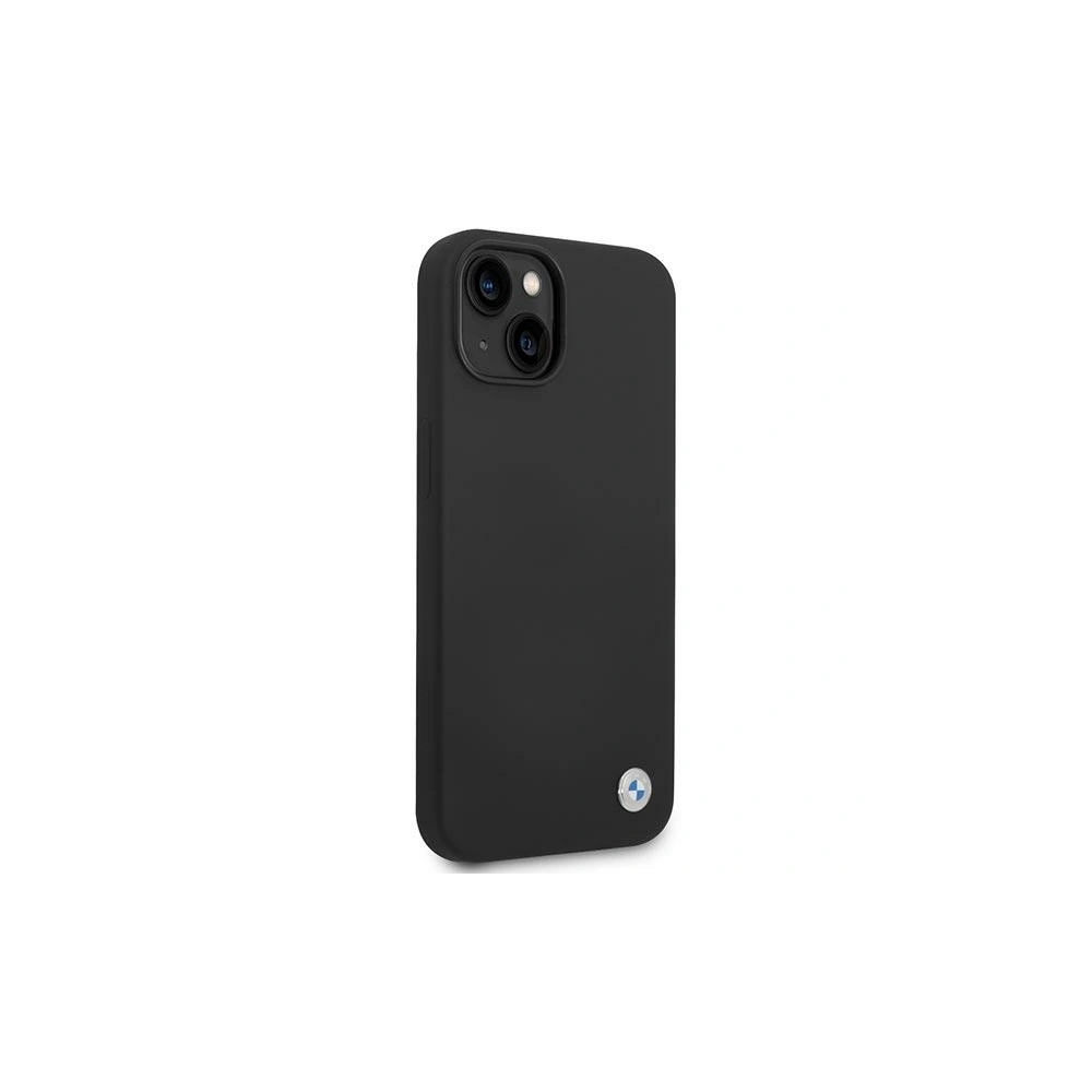 Hurtownia GSM - Etui BMW BMHCP14MSILBK Apple iPhone 14 Plus / 15 Plus fekete/Szilikon Fém Logó - BMW296 - {ean13} - Hurt