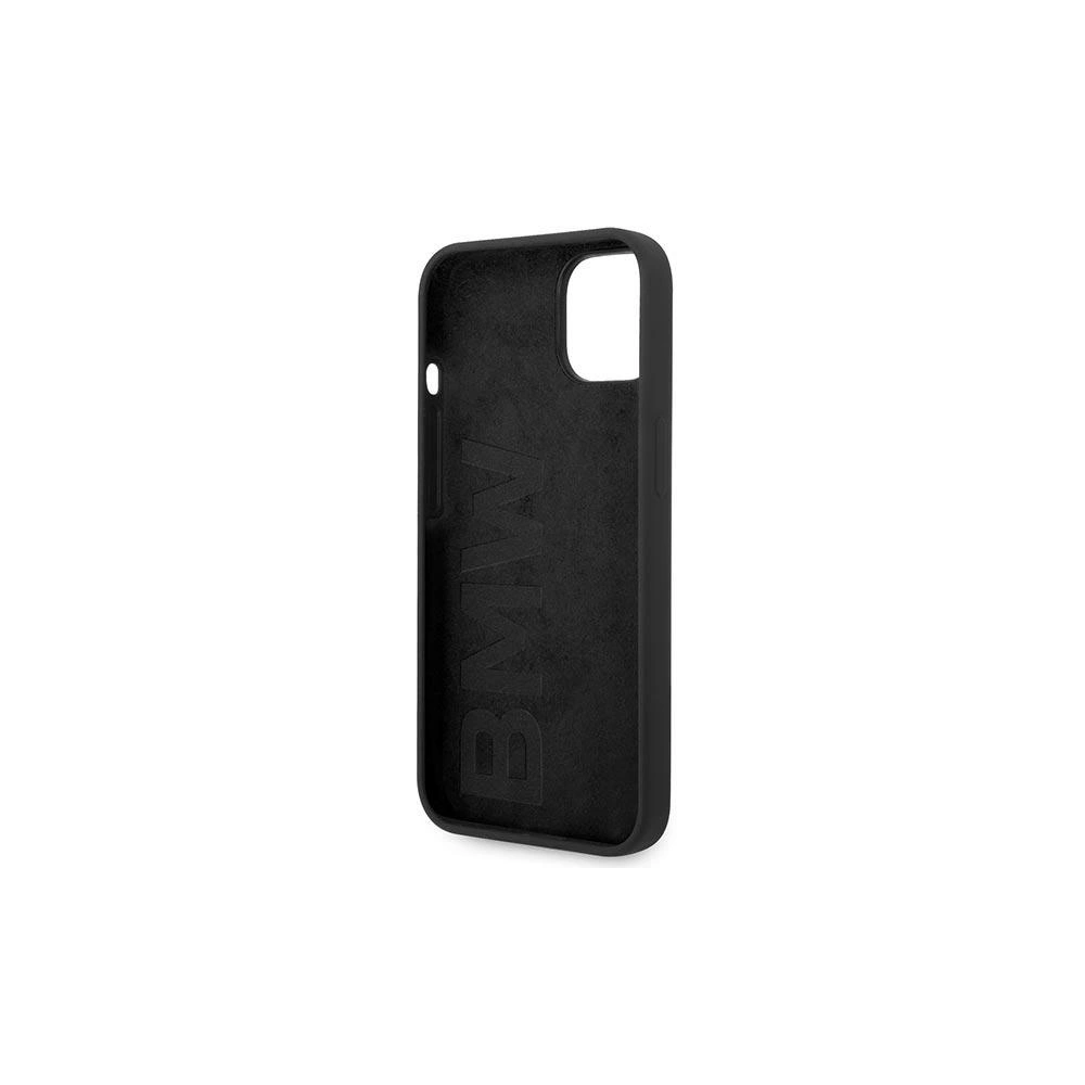 Hurtownia GSM - Etui BMW BMHCP14MSILBK Apple iPhone 14 Plus / 15 Plus fekete/Szilikon Fém Logó - BMW296 - {ean13} - Hurt