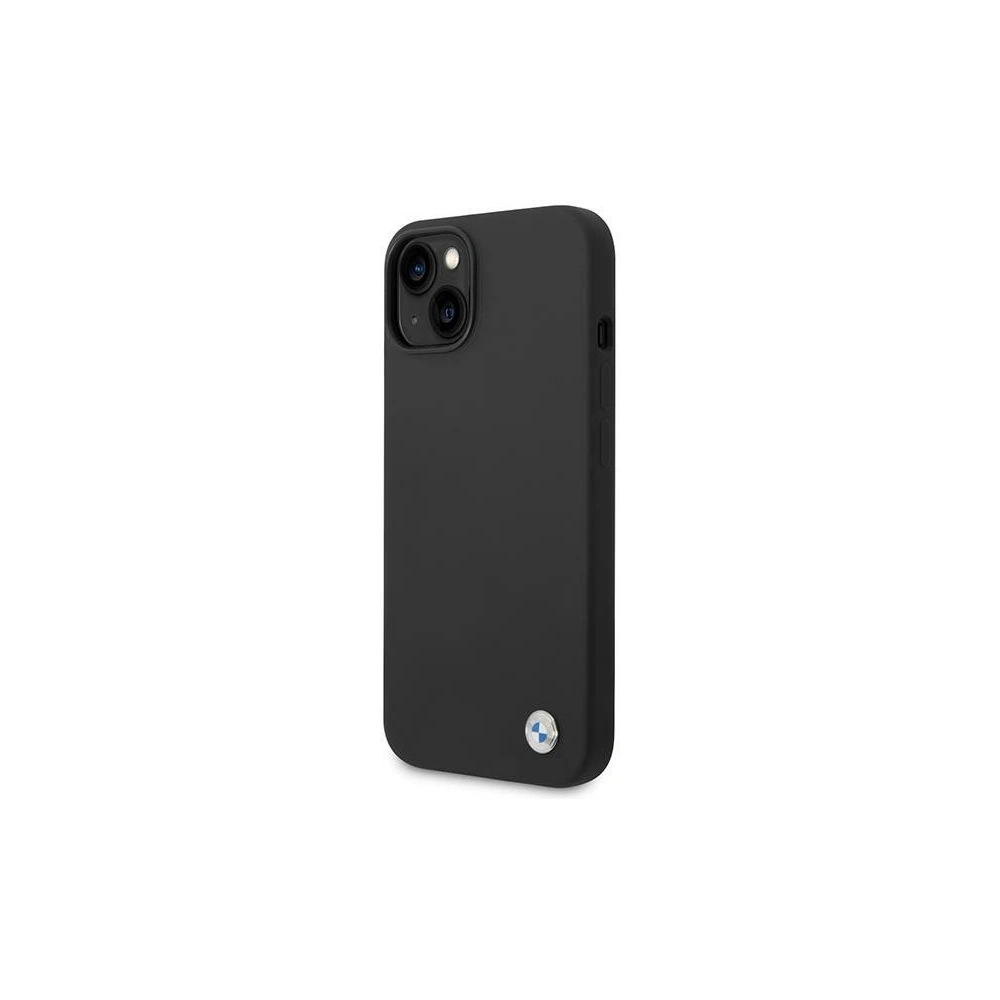 Hurtownia GSM - Case BMW BMHCP14SSILBK Apple iPhone 14 schwarz/black Silikon Metall-Logo - BMW297 - {ean13} - Hurt