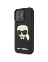 Hurtownia GSM - Etui Karl Lagerfeld KLHCP14LKH3DBK Apple iPhone 14 Pro fekete/black hardcase 3D Gumis Karl feje - KLD1026 - {ean13} - Hurt