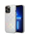 Etui Karl Lagerfeld KLHCP14LLGMMSV3 Apple iPhone 14 Pro hardcase stříbrný/silver Monogram Iridescent