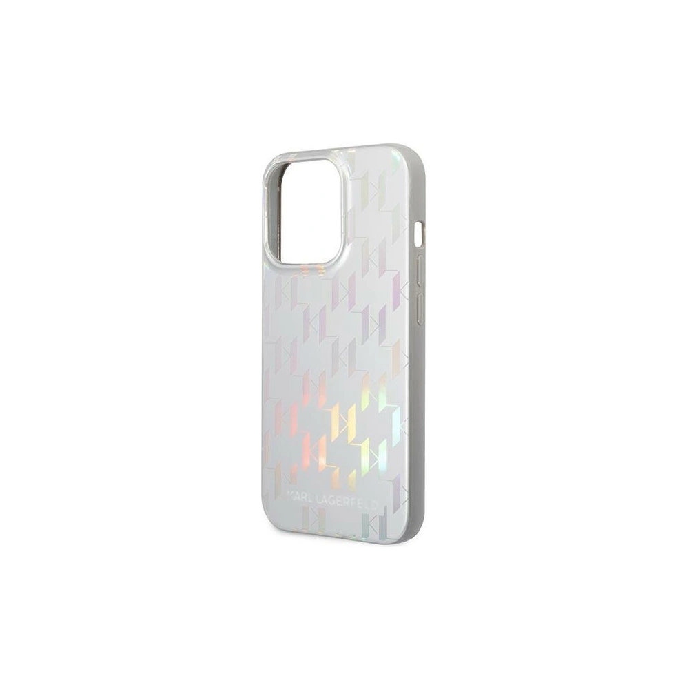 Hurtownia GSM - Etui Karl Lagerfeld KLHCP14LLGMMSV3 Apple iPhone 14 Pro hardcase stříbrný/silver Monogram Iridescent - KLD1028 - {ean13} - Hurt