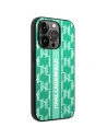 Hurtownia GSM - Etui Karl Lagerfeld KLHCP14LPGKLSKN Apple iPhone 14 Pro hardcase zelený/green Monogram Stripe - KLD1029 - {ean13} - Hurt