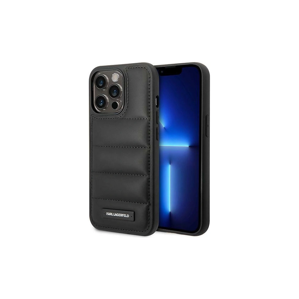Hurtownia GSM - Etui Karl Lagerfeld KLHCP14LPSQAK Apple iPhone 14 Pro hardcase černý/black Puffy Elongated Logo - KLD1030 - {ean13} - Hurt