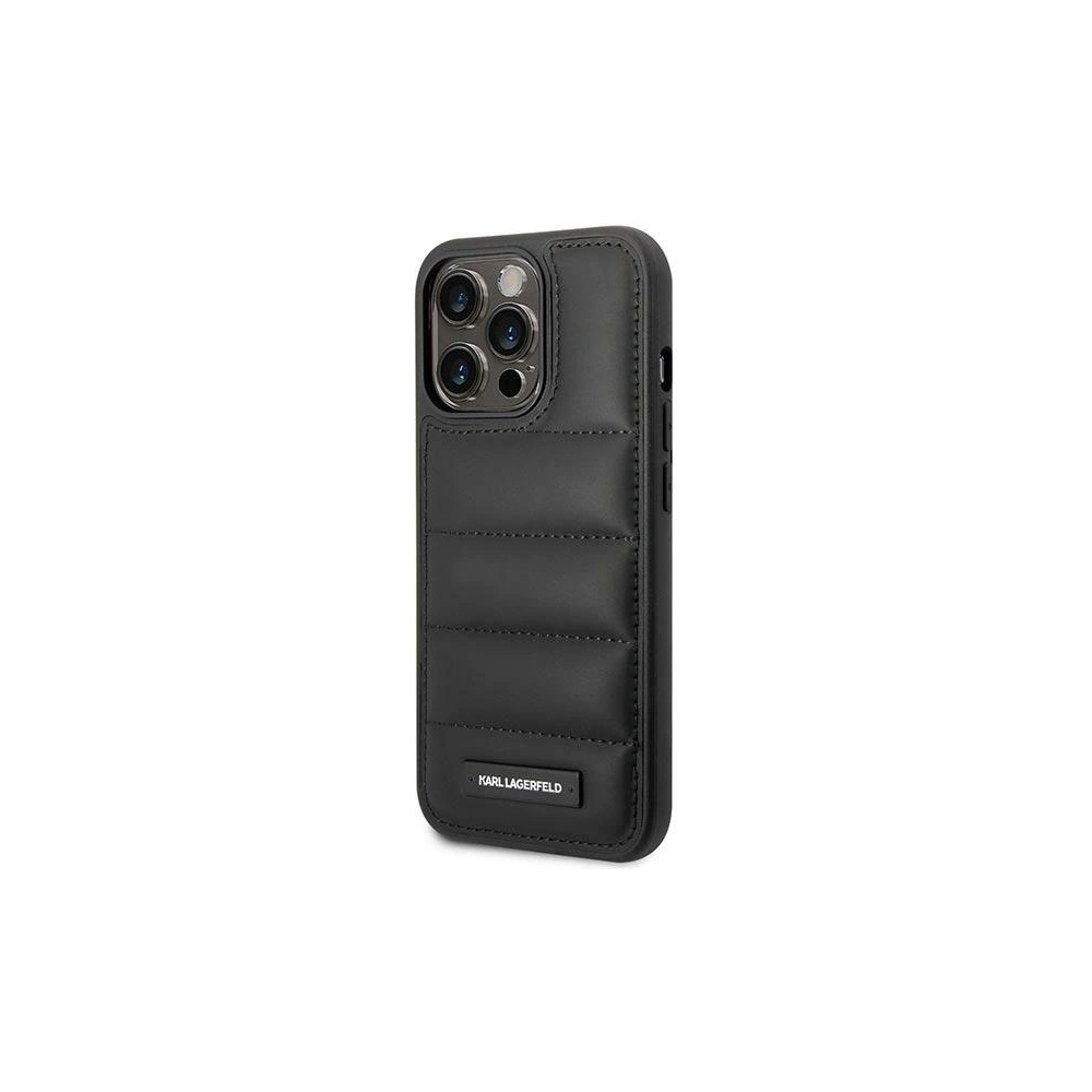 Hurtownia GSM - Etui Karl Lagerfeld KLHCP14LPSQAK Apple iPhone 14 Pro hardcase černý/black Puffy Elongated Logo - KLD1030 - {ean13} - Hurt