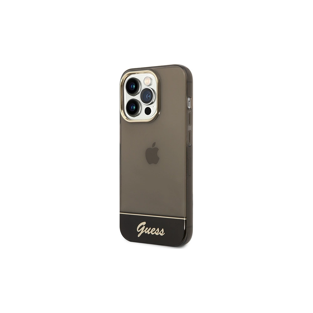 Hurtownia GSM - Etui Guess GUHCP14LHGCOK Apple iPhone 14 Pro černý/black hardcase Translucent - GUE1965 - {ean13} - Hurt