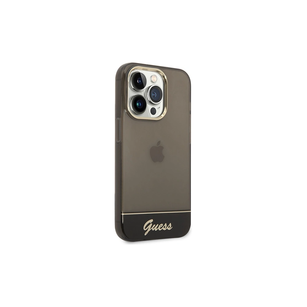 Hurtownia GSM - Etui Guess GUHCP14LHGCOK Apple iPhone 14 Pro černý/black hardcase Translucent - GUE1965 - {ean13} - Hurt