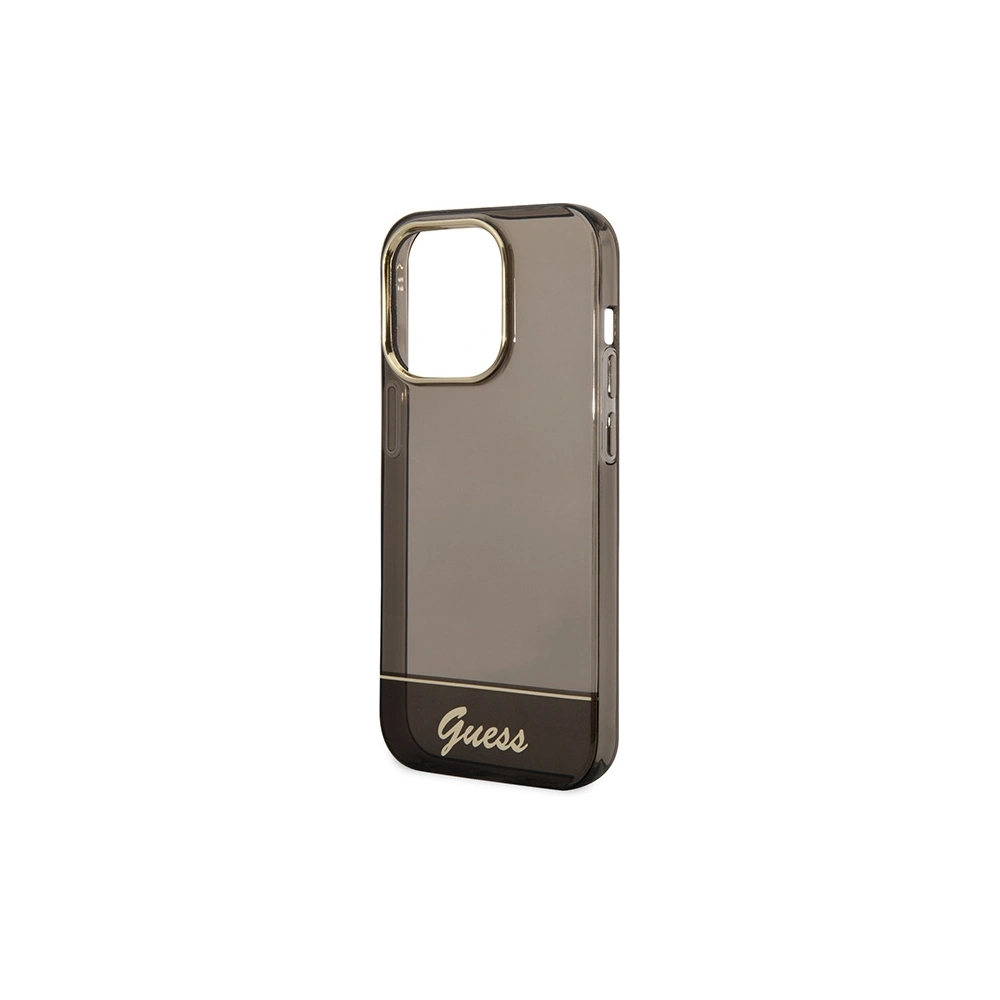Hurtownia GSM - Etui Guess GUHCP14LHGCOK Apple iPhone 14 Pro černý/black hardcase Translucent - GUE1965 - {ean13} - Hurt