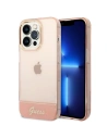 Etui Guess GUHCP14LHGCOP Apple iPhone 14 Pro růžový/pink hardcase Translucent
