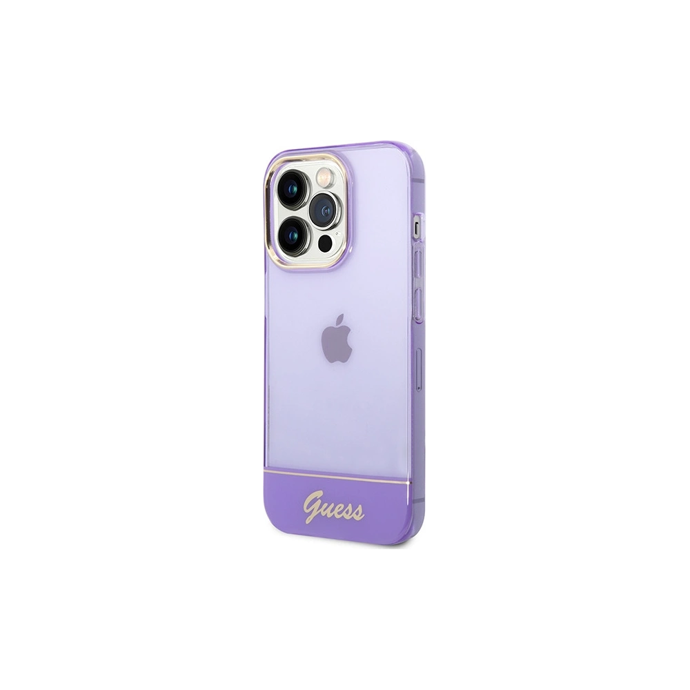 Hurtownia GSM - Etui Guess GUHCP14LHGCOU Apple iPhone 14 Pro fialový/purple hardcase Translucent - GUE1967 - {ean13} - Hurt