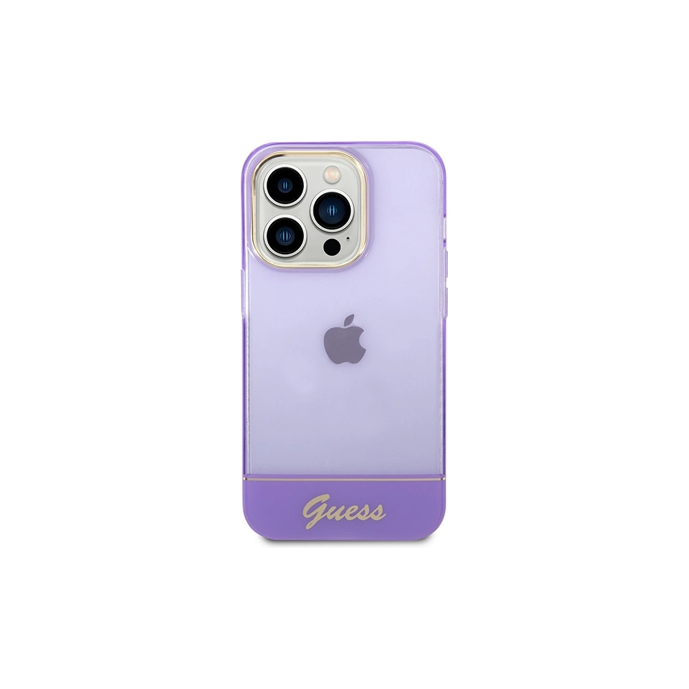 Hurtownia GSM - Etui Guess GUHCP14LHGCOU Apple iPhone 14 Pro fialový/purple hardcase Translucent - GUE1967 - {ean13} - Hurt