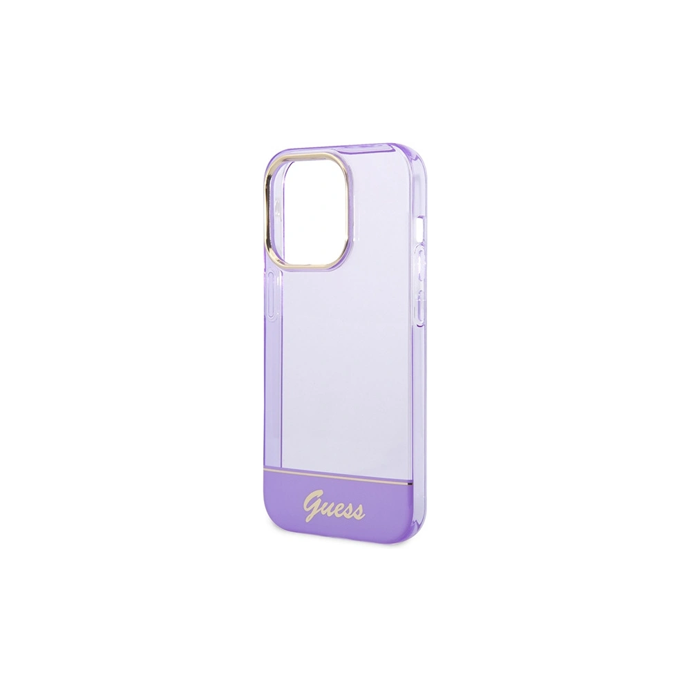 Hurtownia GSM - Etui Guess GUHCP14LHGCOU Apple iPhone 14 Pro fialový/purple hardcase Translucent - GUE1967 - {ean13} - Hurt