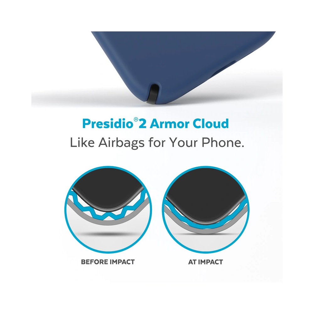 Wholesale Speck Presidio2 Pro MICROBAN Apple iPhone 14 Pro Max (Coastal Blue / Black / White) - SPK353 - {ean13} - Hurt