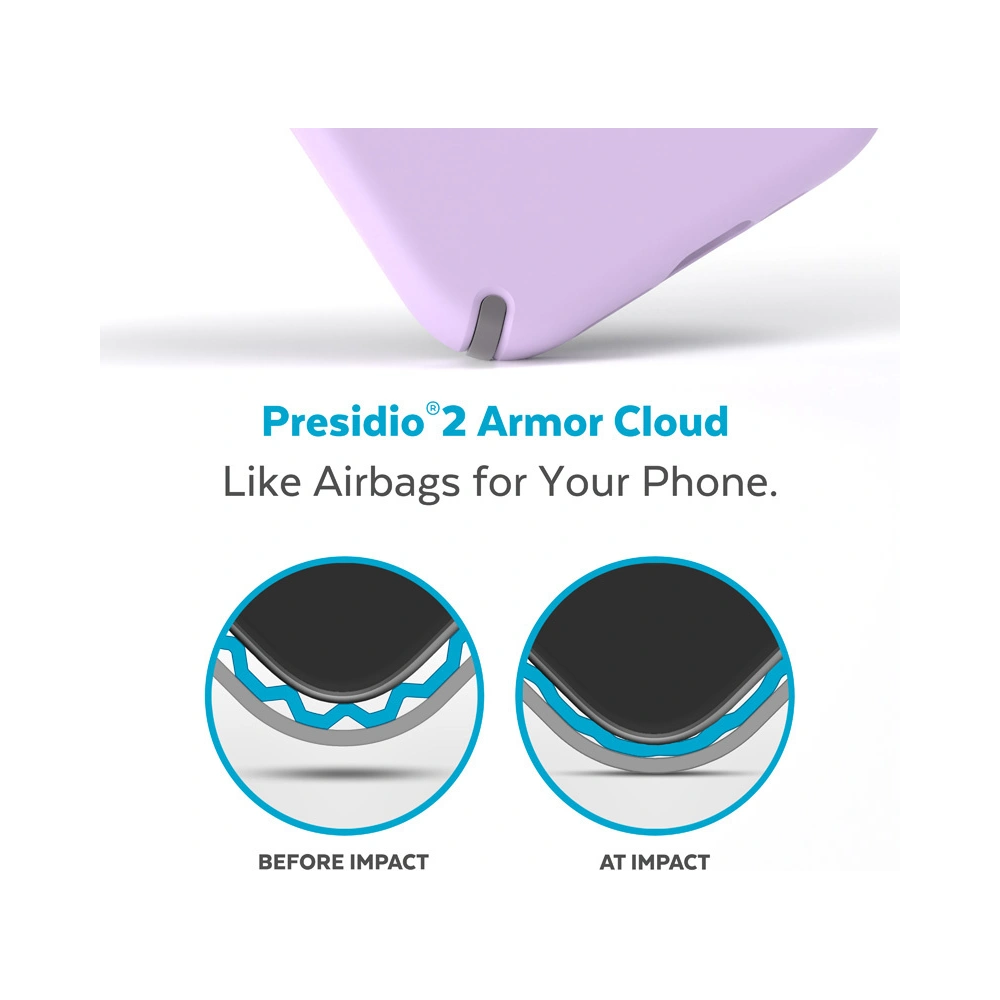 Wholesale Speck Presidio2 Pro MICROBAN Apple iPhone 14 Pro Max (Spring Purple / Cloudygrey / White) - SPK354 - {ean13} - Hurt