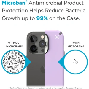 Speck Presidio2 Pro MICROBAN Apple iPhone 14 Pro Max (Spring Purple / Cloudygrey / White)