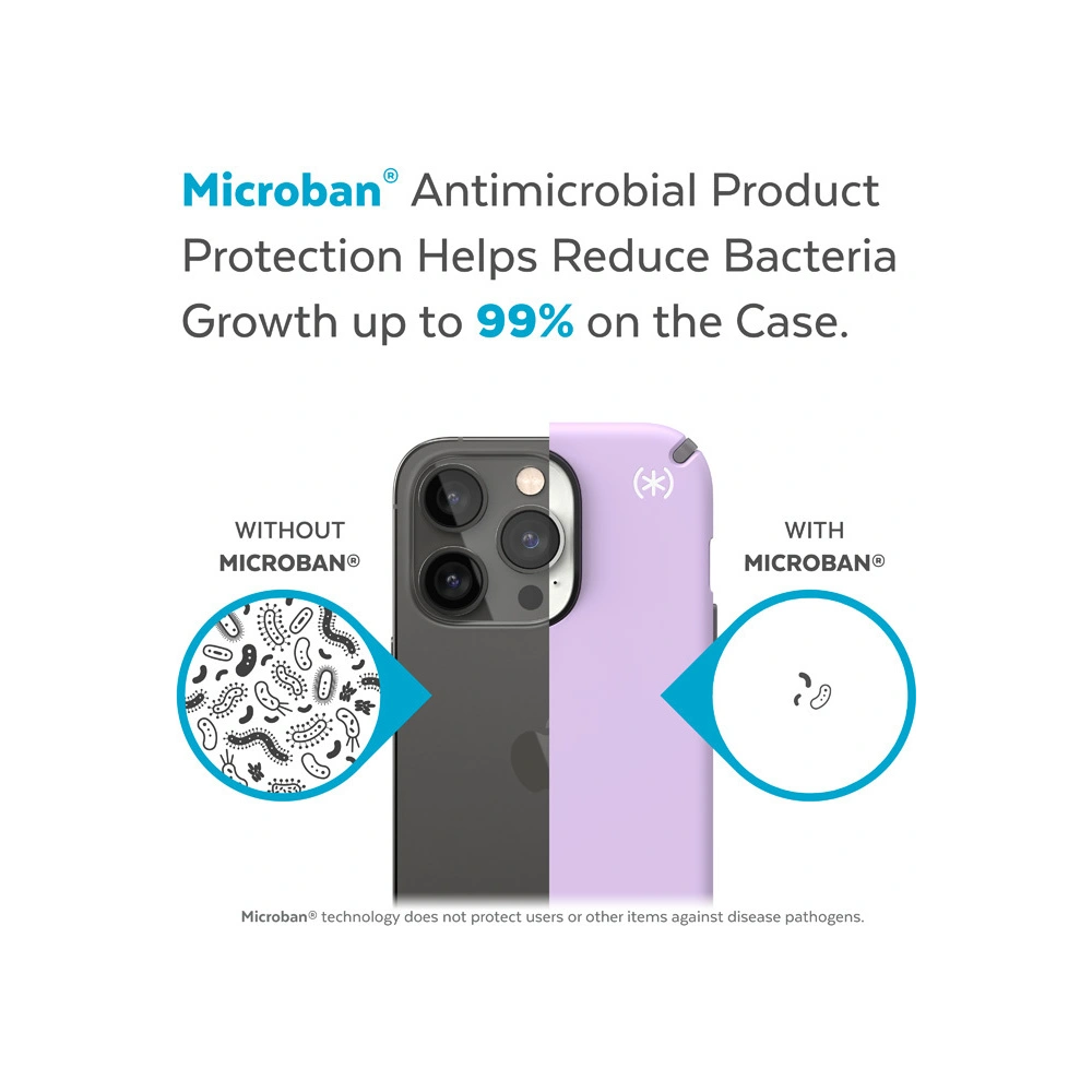Wholesale Speck Presidio2 Pro MICROBAN Apple iPhone 14 Pro Max (Spring Purple / Cloudygrey / White) - SPK354 - {ean13} - Hurt