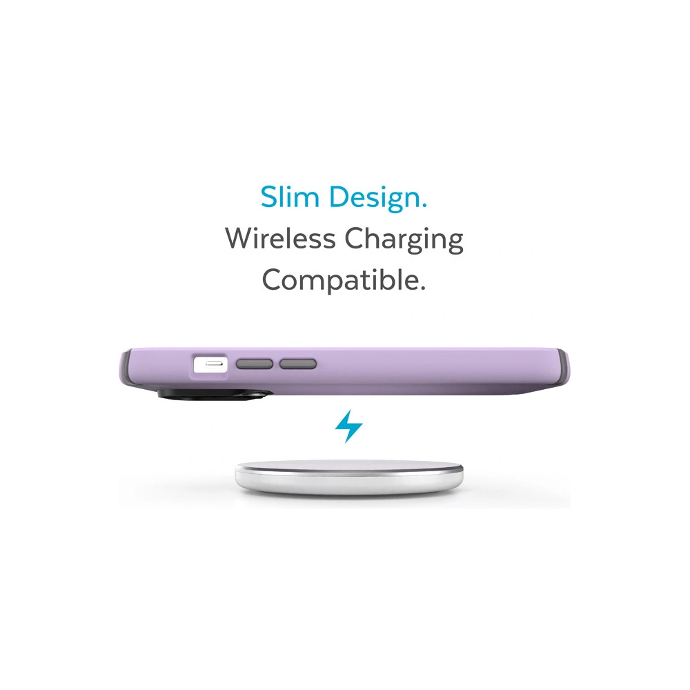 Wholesale Speck Presidio2 Pro MICROBAN Apple iPhone 14 Pro Max (Spring Purple / Cloudygrey / White) - SPK354 - {ean13} - Hurt