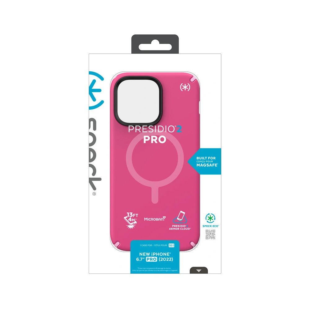 Wholesale Speck Presidio2 Pro MagSafe MICROBAN Apple iPhone 14 Pro Max (Digitalpink / Blossompink / White) - SPK356 - {ean13} - Hurt