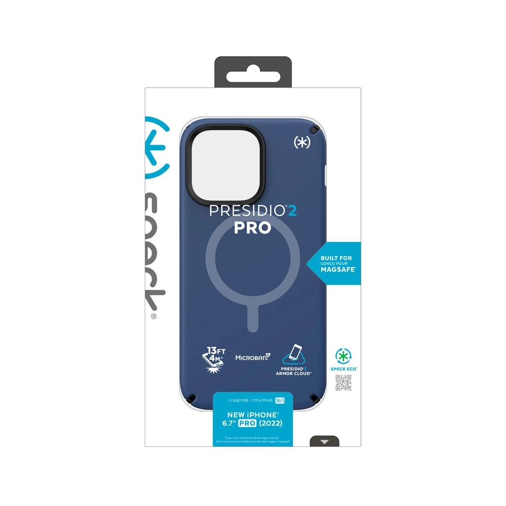 Hurtownia GSM - Case Speck Presidio2 Pro MagSafe MICROBAN Apple iPhone 14 Pro Max (Küstenblau / Schwarz / Weiß) - SPK357 - {ean13} - Hurt