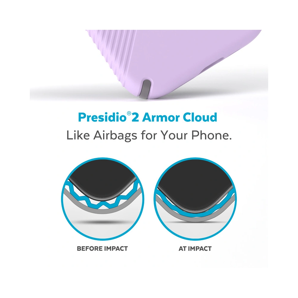 Wholesale Speck Presidio2 Grip MICROBAN Apple iPhone 14 Pro Max (Spring Purple / Cloudygrey / White) - SPK362 - {ean13} - Hurt