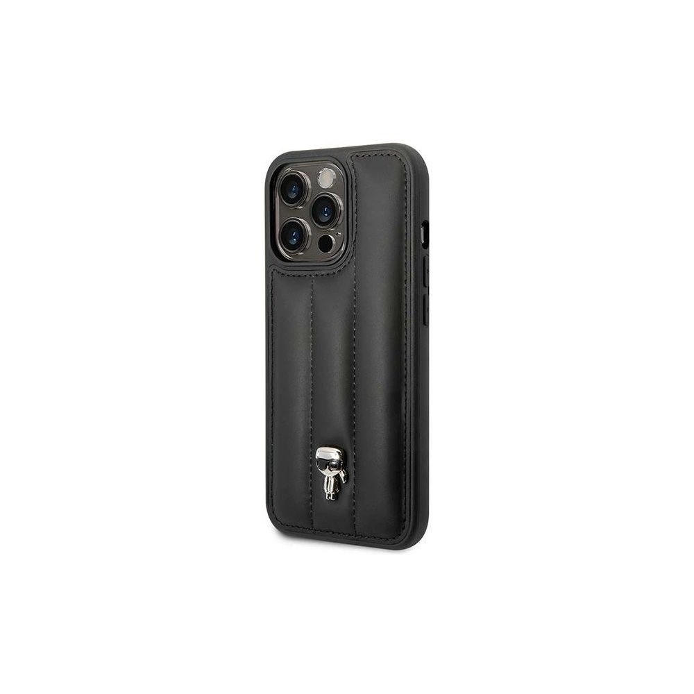 Hurtownia GSM - Etui Karl Lagerfeld KLHCP14LPSQPK Apple iPhone 14 Pro hardcase negru/black Puffy Ikonik Pin - KLD1031 - {ean13} - Hurt
