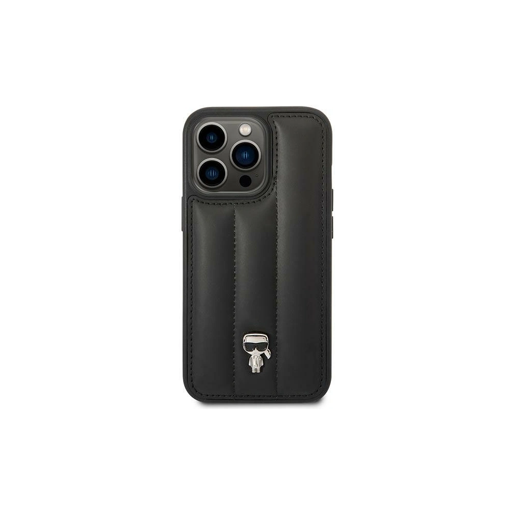Hurtownia GSM - Etui Karl Lagerfeld KLHCP14LPSQPK Apple iPhone 14 Pro hardcase černý/black Puffy Ikonik Pin - KLD1031 - {ean13} - Hurt
