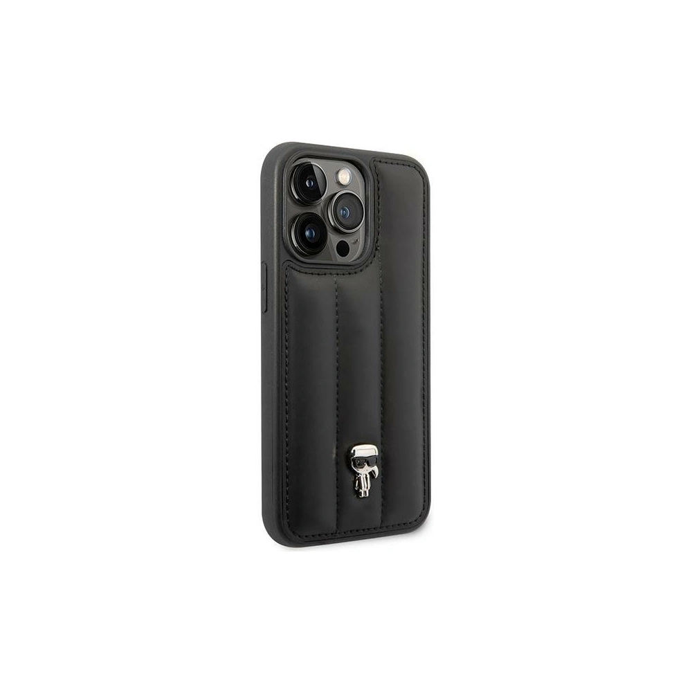 Hurtownia GSM - Etui Karl Lagerfeld KLHCP14LPSQPK Apple iPhone 14 Pro hardcase černý/black Puffy Ikonik Pin - KLD1031 - {ean13} - Hurt