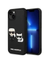 Case Karl Lagerfeld KLHCP14M3DRKCK Apple iPhone 14 Plus / 15 Plus schwarz/hardcase Karl&Choupette Ikonik 3D