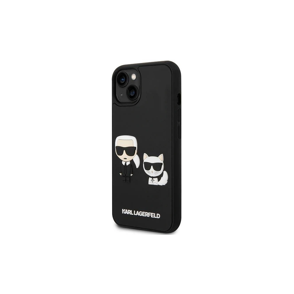 Hurtownia GSM - Case Karl Lagerfeld KLHCP14M3DRKCK Apple iPhone 14 Plus / 15 Plus schwarz/hardcase Karl&Choupette Ikonik 3D - KLD1033 - {ean13} - Hurt