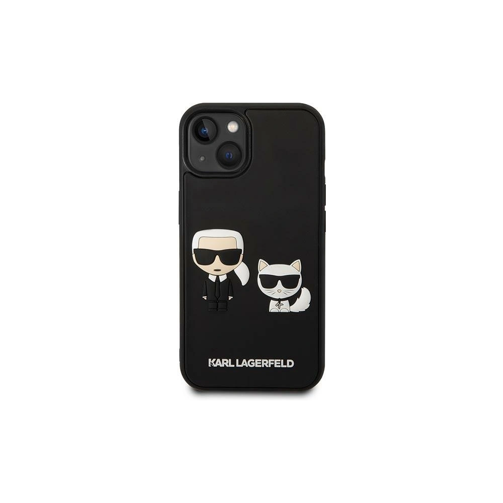 Hurtownia GSM - Case Karl Lagerfeld KLHCP14M3DRKCK Apple iPhone 14 Plus / 15 Plus schwarz/hardcase Karl&Choupette Ikonik 3D - KLD1033 - {ean13} - Hurt