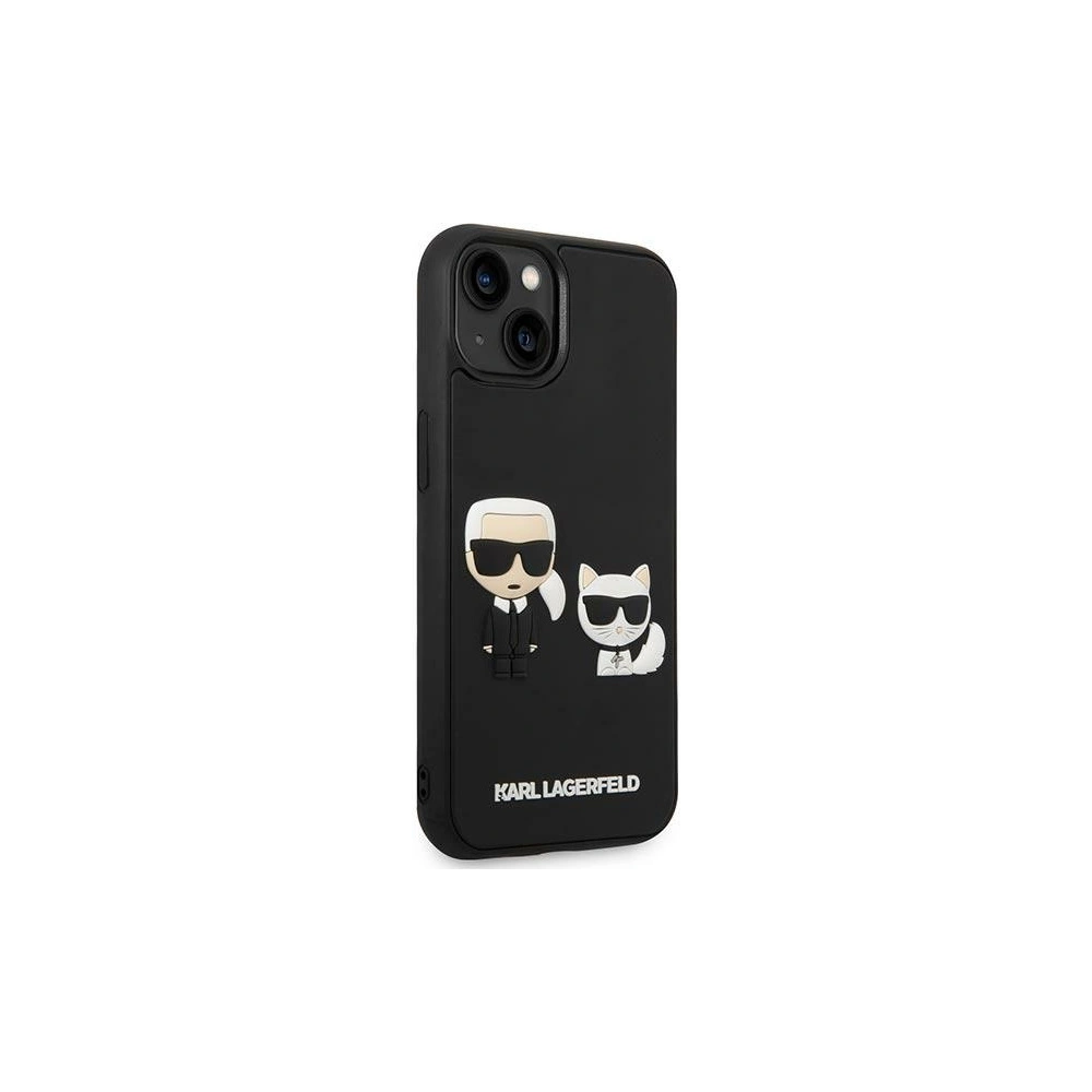 Hurtownia GSM - Case Karl Lagerfeld KLHCP14M3DRKCK Apple iPhone 14 Plus / 15 Plus schwarz/hardcase Karl&Choupette Ikonik 3D - KLD1033 - {ean13} - Hurt